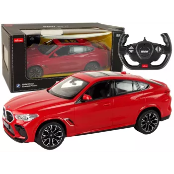 Puldist juhitav auto RC BMW X6 Rastar Pilot Red 1:14