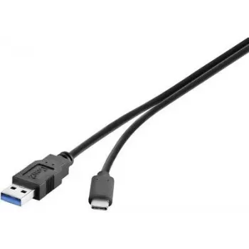 Renkforce RF-3241262 USB 3.2 Gen 1 kaabel USB-A - USB-C 0,3 m must