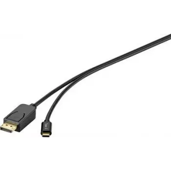 Renkforce RF-4538166 USB-C - DisplayPort adapterkaabel 1,8m must 4K@60Hz