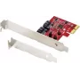 Renkforce RF-4679590 PCIe 2.0 x1 kuni 2x SATA III RAID kontrolleri kaart, madal profiil, ASM1061, RAID 0/1/JBOD