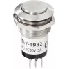 Renkforce RF-4707810 roostevabast terasest uksekella nupp 1-kohaline 24 V/1 A