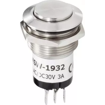 Renkforce RF-4707810 roostevabast terasest uksekella nupp 1-kohaline 24 V/1 A