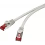 Renkforce RF-4724268 Cat6 S/FTP RJ45 patch-kaabel 10m hall snagless kullatud tulekindel