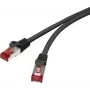 Renkforce RF-4737380 Cat6 S/FTP paigalduskaabel, 1 m, kullatud RJ-45, hall