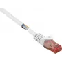 Renkforce RF-5043882 CAT 6 U/UTP patch-kaabel, RJ45, 3 m, valge, halogeenivaba, riivi kaitse
