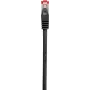 Renkforce RF-5469256 CAT 6 S/FTP patchkaabel, RJ45, 2 m, must, tõmbevastane, kullatud kontaktid, tulekindel