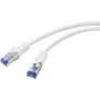 Renkforce RF-6830454 CAT 6a S/FTP patch-kaabel, RJ45, 2 m, valge
