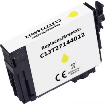 Renkforce RF-6922904 ühilduv suure mahutavusega kollane tindikassett Epson 27XL jaoks (T2714, C13T27144012)