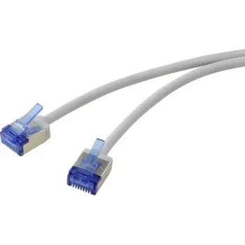 Renkforce RF-7116932 Cat6a U/FTP Õhuke Võrguühenduskaabel, 5m, Hall