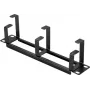 Renkforce RF-7116956 10 inch võrgukapi kaablihalduspaneel 1U must