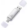Renkforce RF-USBOS-230 64 GB USB 3.2 Gen 1 kaheliideseline USB-A/USB-C mälupulk Hõbedane RF-6688140