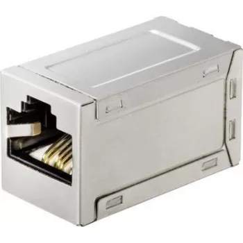 Renkforce RJ45 võrguadapteri ühendusmuhv, CAT 6a, varjestatud, valge (RF-4562732)