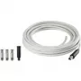 Renkforce SKB 488-20 koaksiaalkaabel 20 m valge 75 Ohm topeltvarjestusega