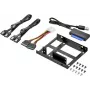 Renkforce SSD komplekt DH06K kahe 2,5 inch kuni 3,5 inch kettapaigaldusraam, metall, must