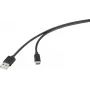 Renkforce USB 2.0 kaabel USB-A - USB-C 1m must RF-6830420