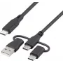 Renkforce USB 2.0 laadimiskaabel USB-C 1,5 m must RF-6615908