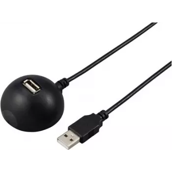 Renkforce USB 2.0 pikenduskaabel USB-A isane - USB-A emane 1,5 m must dokkimisjaam RF-5720418