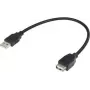 Renkforce USB 2.0 painduv pikenduskaabel 0,16 m must 1333151