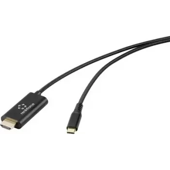 Renkforce USB-C - USB-A kaabel 1m must RF-7116128