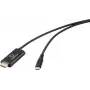 Renkforce USB-C - USB-A kaabel 1m must RF-7116128