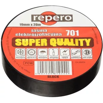 REPERO 701 hall PVC elektriisolatsiooniteip 19 mm x 20 m