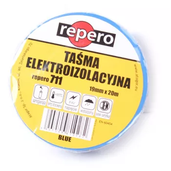 REPERO 711E Sinine PVC elektriisolatsiooniteip 19mm x 20m