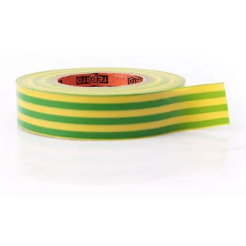 REPERO 711E kollane-roheline PVC isoleerlint 19 mm x 20 m