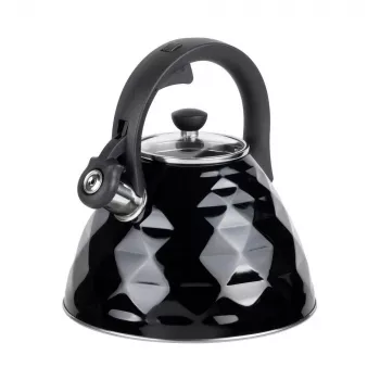 RESTO Whistling Kettle 3L Stainless Steel Silver/Black 90610