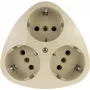 REV 0510080777 3-kohaline pealepandav pistikupesa IP20 valge (Schuko, 16 A, 250 V, lapseturvalisus)