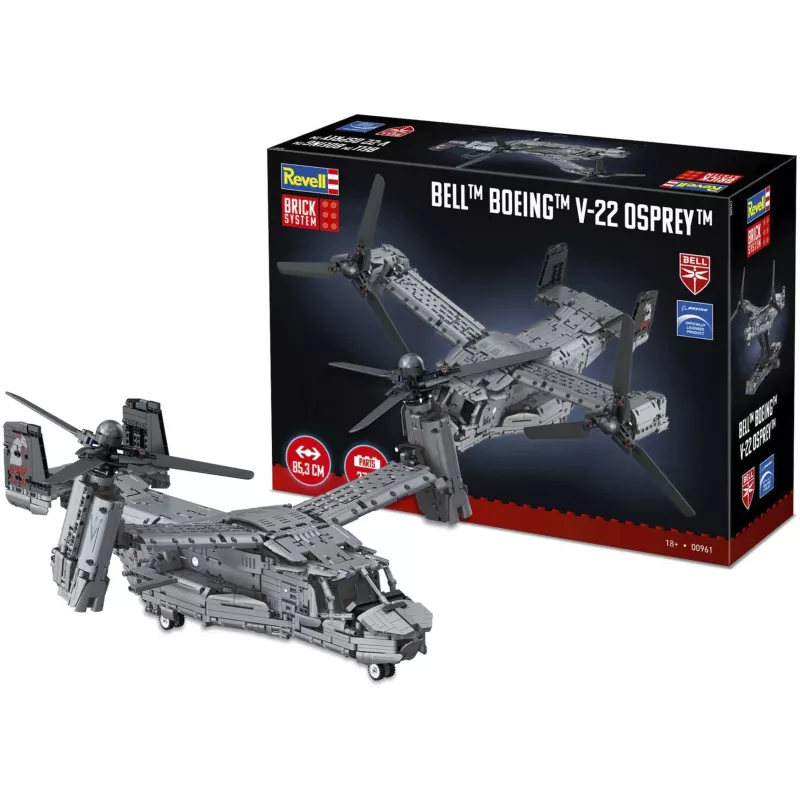 Revell Brick System - Bell Boeing V-22 Osprey ehitusmänguasi (540 tükki)
