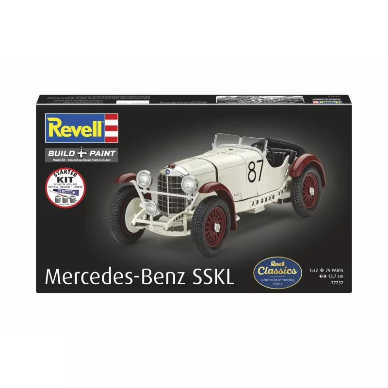 Revell Starter Kit Mercedes-Benz SSKL Skaala 1:32