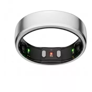 RingConn Smart Ring Gen2 Future Silver suurus 8 - une, treeningu ja pulsi jälgimise kantav seade