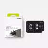 Ringke Camera Frame 2-Pack Samsung Galaxy Z Flip 8 jaoks - must alumiiniumsulamist objektiivikaitse 9H karastatud klaasiga