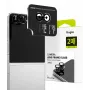 Ringke Camera Frame 2-Pack Samsung Galaxy Z Flip 8 jaoks - must alumiiniumsulamist objektiivikaitse 9H karastatud klaasiga