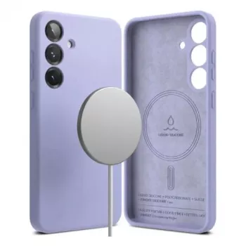 Ringke Galaxy S25 ümbris silikoon magnetiline lavendel