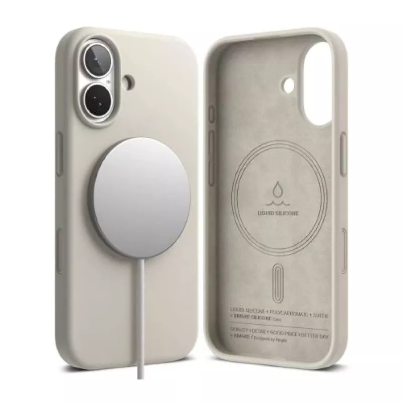 Ringke iPhone 17 ümbris Silicone Magnetic Stone