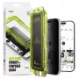 Ringke iPhone 17 Pro ekraanikaitse Premium Easy Slide privaatsus karastatud klaas 9H paigaldusraamiga (2-pakk) läbipaistev