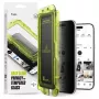 Ringke iPhone Air ekraanikaitse Premium Easy Slide privaatsus karastatud klaas 9H paigaldusšablooniga (2-pakk) läbipaistev