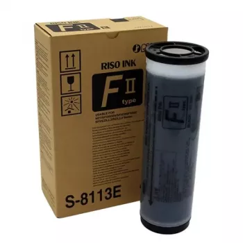 Riso S-8113E must duplikaatori tindikassett (1000 ml) RZ/EZ/MZ/RV/RP/RA/RN/GR/FR/TR/CR/CZ/CV seeriatele