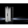 Rittal 5327.190 Eraldiseisev 42U serverikapp IP55, 800x1000x2000 mm, must/hall, karastatud klaasuks