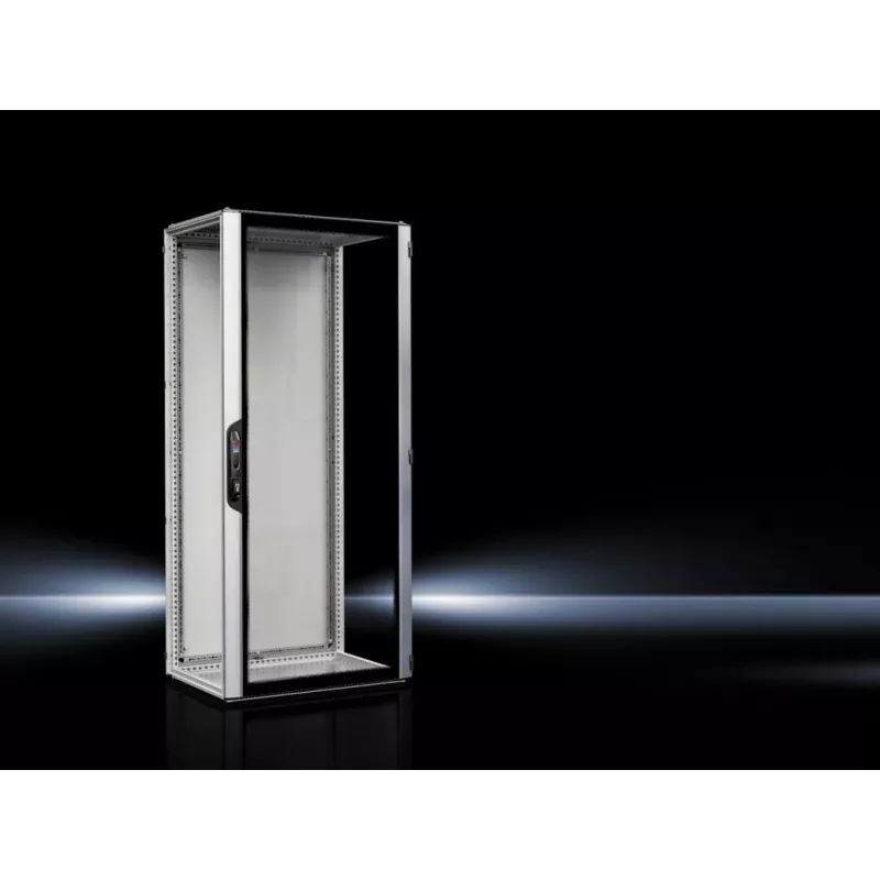 Rittal 5327.190 Eraldiseisev 42U serverikapp IP55, 800x1000x2000 mm, must/hall, karastatud klaasuks