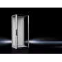 Rittal 5327.190 Eraldiseisev 42U serverikapp IP55, 800x1000x2000 mm, must/hall, karastatud klaasuks