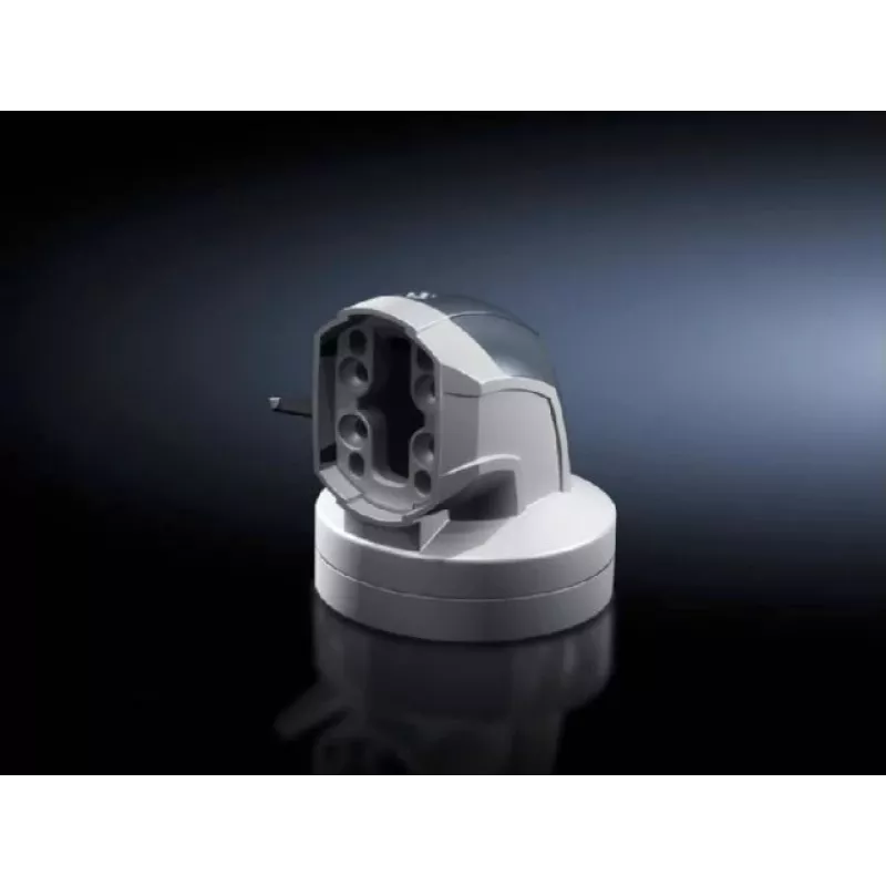 Rittal 90° nurkühendus System 60 tugiõla ühendusele Ø 130 mm - CP 6206.380 Survetatud alumiinium/tsink, plastik