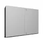 Rittal AX kompaktkapp, 2-ukseline, 1000x760x300mm, lehtteras, RAL 7035, IP66