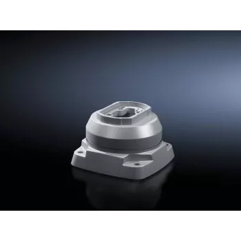 Rittal CP 120 ülaosale kinnitatav liigend, vertikaalne kaablivool, helehall (RAL 7035), IP54, 300° pöörlemine, valatud alumiinium, 6212.720
