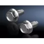 Rittal SZ 2504.000 süsteemikruvi M5 x 10 mm, sisemine Torx T25, teras, tsingitud, 500 tk