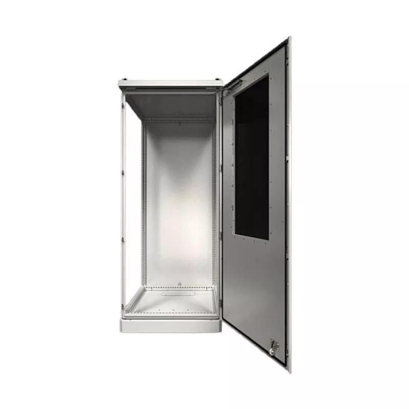 Rittal Toptec Outdoor Enclosure CS 9781866 - 800x1600x600mm, IP55, IK10, alumiinium, RAL 7035