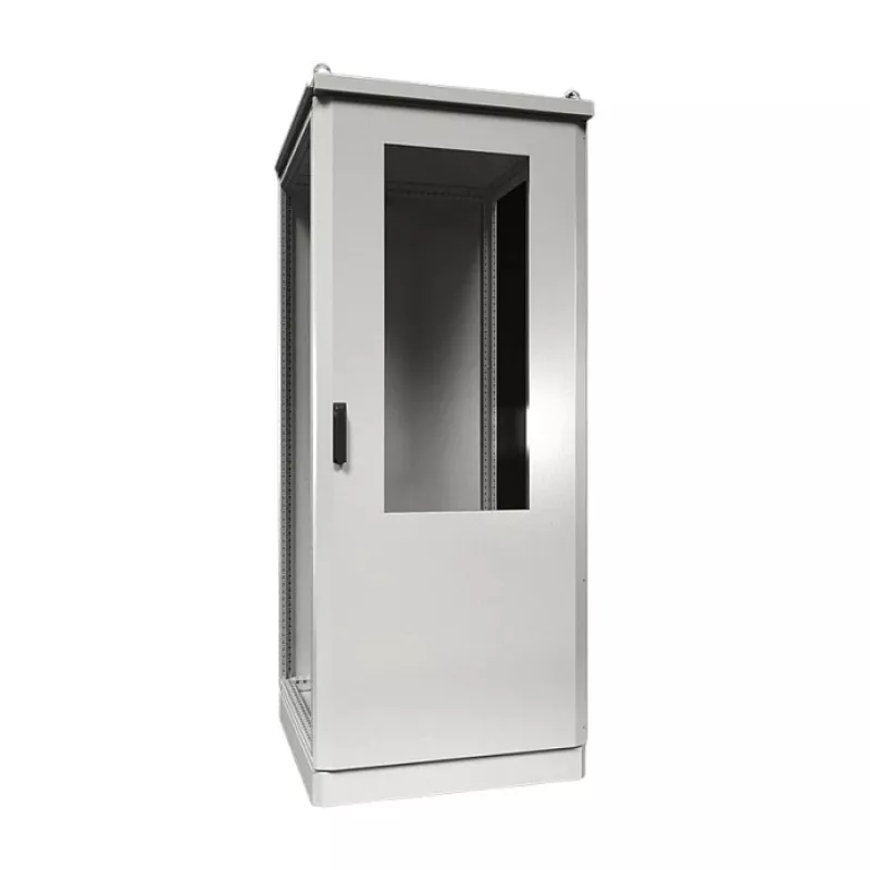 Rittal Toptec Outdoor Enclosure CS 9781866 - 800x1600x600mm, IP55, IK10, alumiinium, RAL 7035