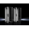 Rittal VX IT võrgukapp 24U 19 inch 800x800x1200mm helehall/jetmust
