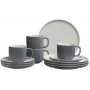 Ritzenhoff & Breker Jasper 12-osaline keraamiline kohviserviis, hall läikiva glasuuriga 407648
